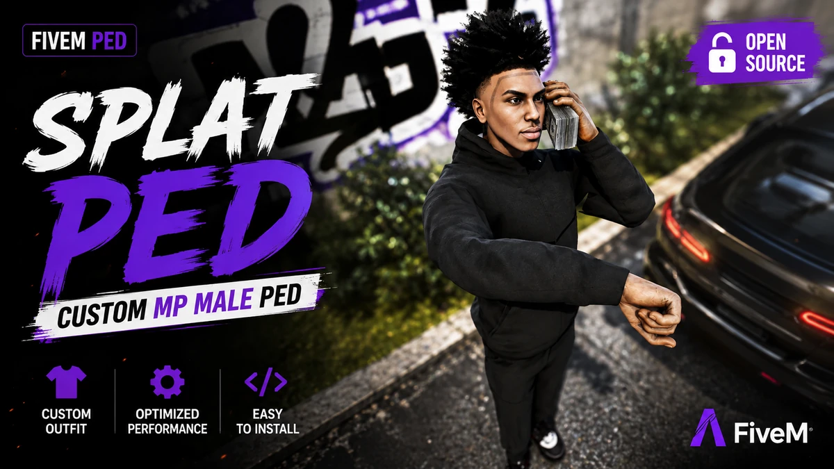 Splat Ped FiveM | Custom MP Male Ped | Open Source